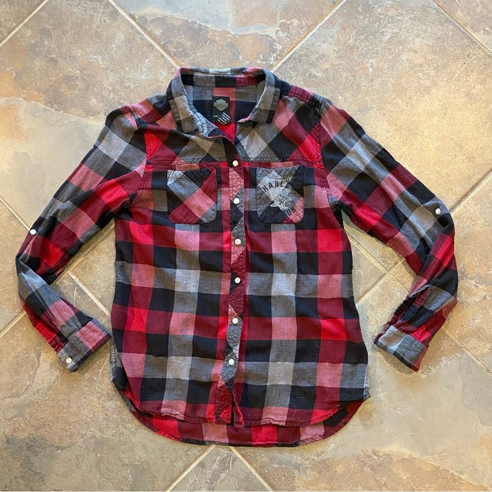 Harley-Davidson Women's Plaid Shirt